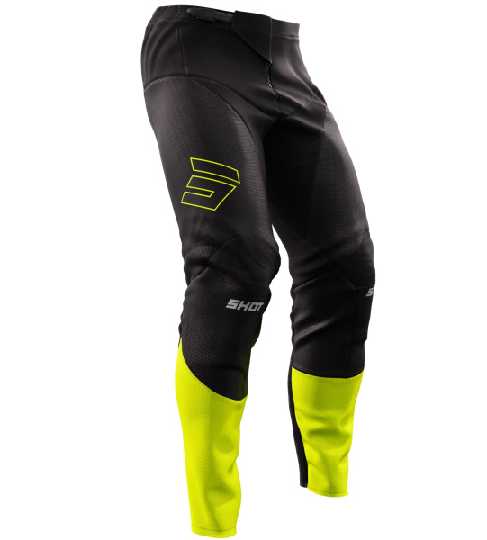 Shot Contact Patrol Black Neon Yellow мотоштаны Shot Contact Patrol Black Neon Yellow мотоштаны