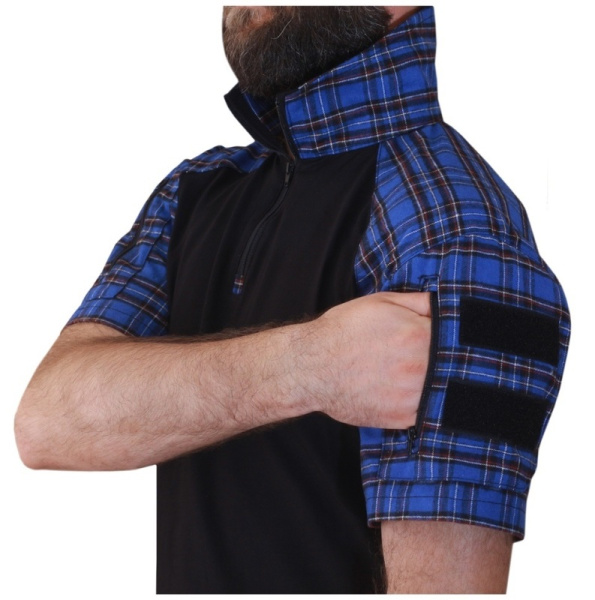 Phoenix Scout рубашка с коротким рукавом в клетку, синий