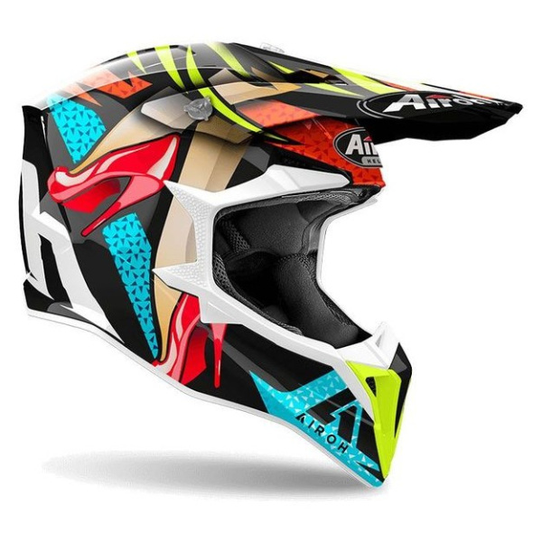 Airoh Wraaap Lollipop Gloss шлем внедорожный Airoh Wraaap Lollipop Gloss шлем внедорожный