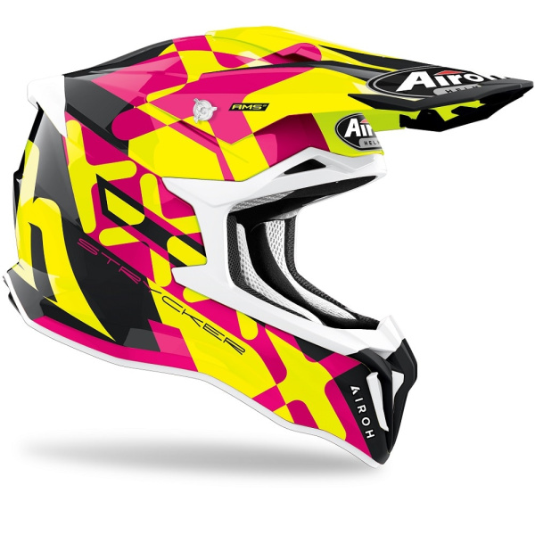 Airoh Strycker XXX Pink Gloss шлем внедорожный