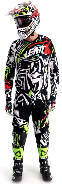 Leatt 3.5 Ride Kit Mini 2023 Zebra комплект детский, мотоштаны + джерси Leatt 3.5 Ride Kit Mini 2023 Zebra комплект детский, мотоштаны + джерси