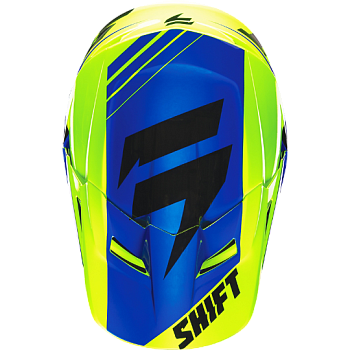 Козырек к шлему Shift V1 Assault Race, желто-синий