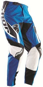 Thor Phase Spiral мотоштаны, сине-черный