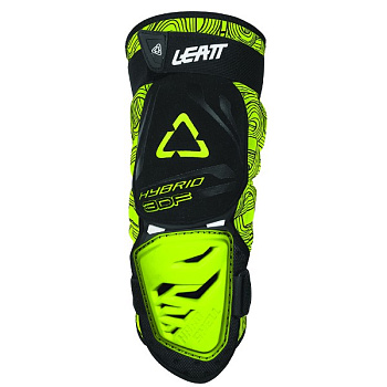 Leatt 3DF Hybrid наколенники, черно-салатовый