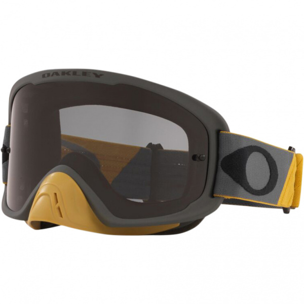 Oakley O-Frame 2.0 PRO MX Tuff Blocks мотоочки, черно-желтый, темно-серая линза (71152400)