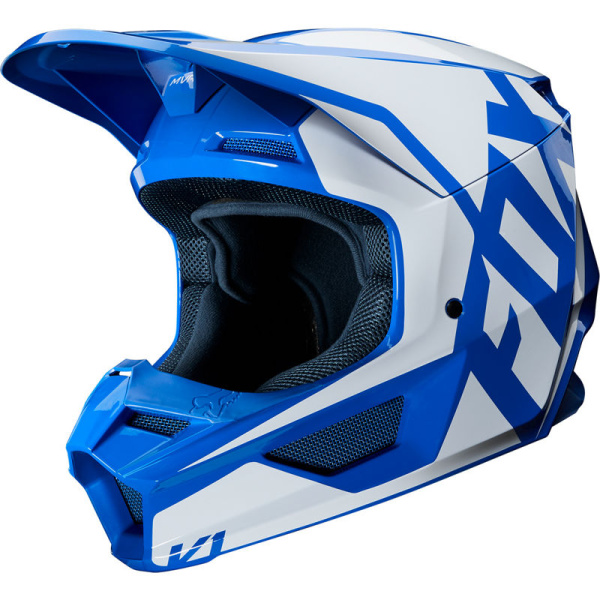 Fox Racing V1 Prix 2020 Blue шлем кроссовый