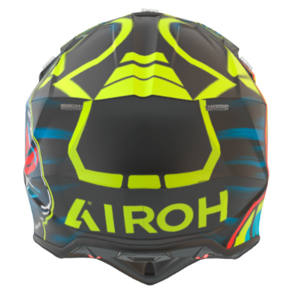 Airoh Wraaap Cyber Yellow Matt шлем внедорожный