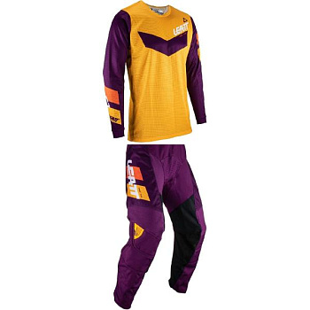Leatt 3.5 Ride Kit 2023 Indigo комплект мотоштаны + джерси