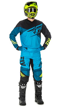 Fly Racing F-16 2019 комплект, сине-черно-желтый