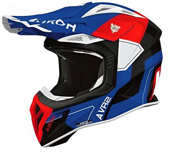 Airoh Aviator Ace 2 Shield Blue/Red шлем внедорожный, сине-красный