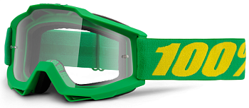100% Accuri Forrest Clear Lens мотоочки, зелено-желтый