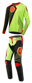 Scoyco Р048/T205 комплект кросс, черно-зеленый