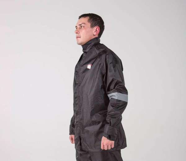 Hyperlook Adventurer дождевик раздельный (куртка), черный Hyperlook Adventurer дождевик раздельный (куртка), черный
