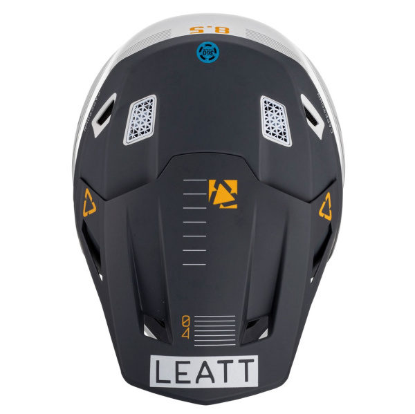 Leatt Kit Moto 8.5 V23 Metallic шлем кроссовый + Velocity 5.5 мотоочки