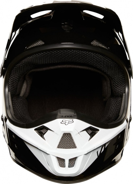 Fox Racing V1 Race 2018 Youth шлем подростковый, бело-черный