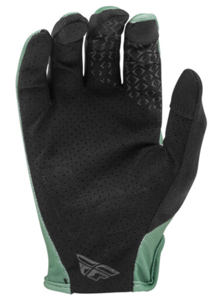 Fly Racing Media мотоперчатки, зелено-черный