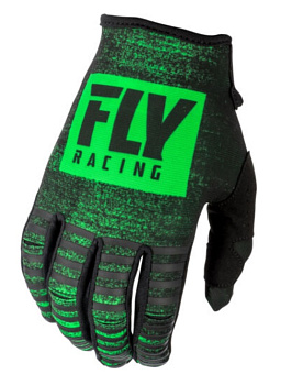 Fly Racing Kinetic Noiz мотоперчатки, черно-зеленый Fly Racing Kinetic Noiz мотоперчатки, черно-зеленый