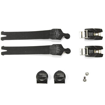 Fox Comp 2019 Strap Kit Stone стрепы к мотоботам с застежками, черный (2 шт.)
