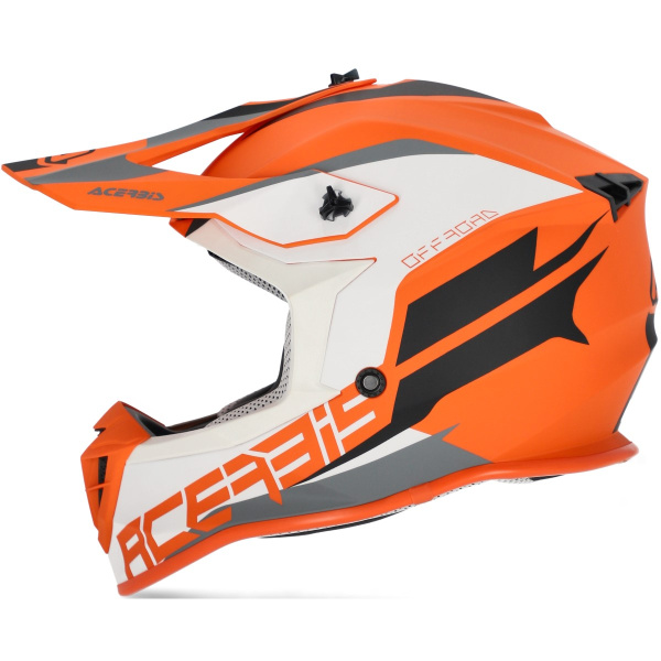 Acerbis Linear Orange/White шлем внедорожный