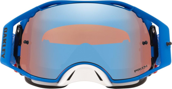 Oakley Airbrake Heritage Stripe Blue / Prizm MX Sapphire Iridium мотоочки (OO7046-97)