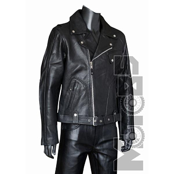 First M282 Куртка косуха мужская кожаная, черный, XS-3XL First M282 Куртка косуха мужская кожаная, черный, XS-3XL