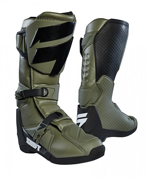 Shift White Label 2018 мотоботы, зелено-черный