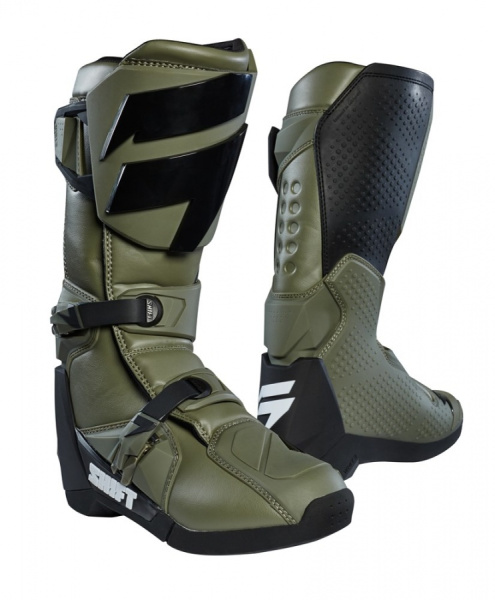 Shift White Label 2018 мотоботы, зелено-черный
