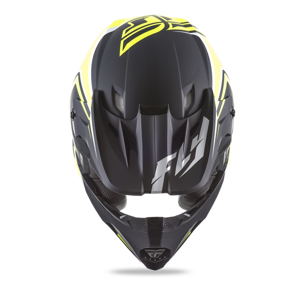 Fly Racing Kinetic Fullspeed 2017 шлем кроссовый, черно-желтый Fly Racing Kinetic Fullspeed 2017 шлем кроссовый, черно-желтый