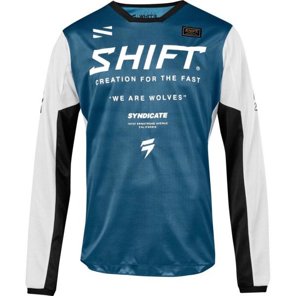 Shift White Muse Blue джерси
