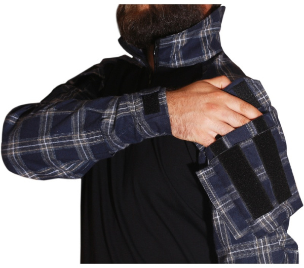 Phoenix Forester Gen 3 рубашка рубашка в клетку, темно-синий с белым