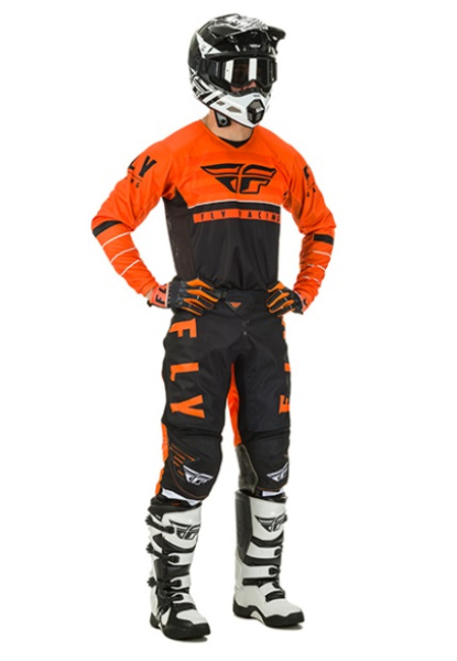 Fly Racing Kinetic K120 2020 джерси, оранжево-черный Fly Racing Kinetic K120 2020 джерси, оранжево-черный