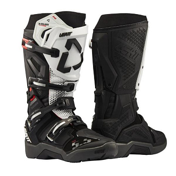Leatt 5.5 FlexLock Enduro Evo Black/White мотоботы, бело-черный