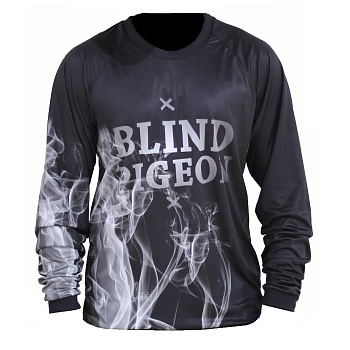 Blind Pigeon Smoke джерси, черно-серый