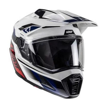 Leatt Kit ADV 8.5 Royal V25 шлем + Velocity 4.5 мотоочки, сине-красный