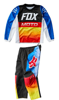 Fox Racing 180 Fyce Kids комплект детский, сине-красный