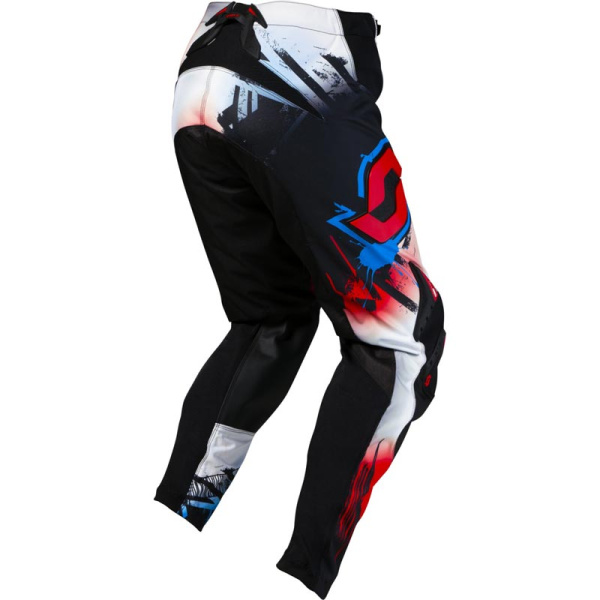 Scott 350 Kids Con Artist мотоштаны детские, красно-сине-черный