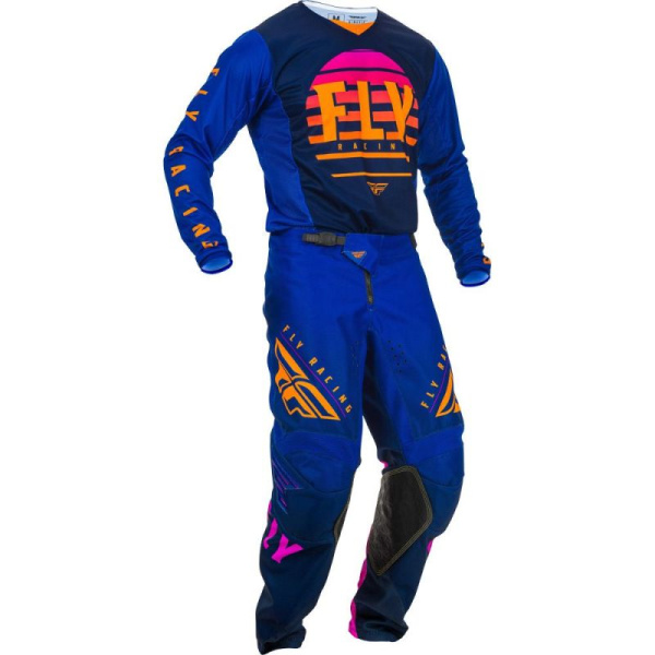 Fly Racing Kinetic K220 2020 комплект, сине-оранжевый Fly Racing Kinetic K220 2020 комплект, сине-оранжевый