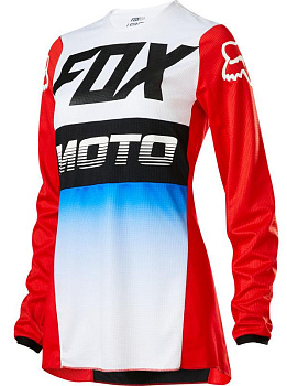 Fox Racing 180 Fyce Womens Blue/Red джерси женская, красный