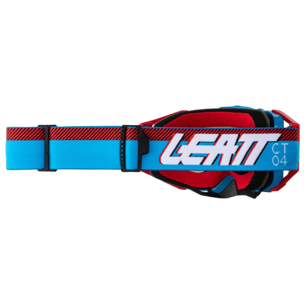 Leatt Velocity 6.5 Iriz / Cyan Red 28%, мотоочки двойная линза