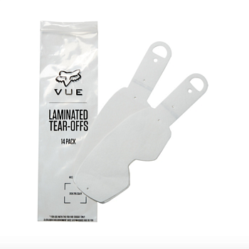 Fox Vue Tear Offs Laminated Clear отрывные пленки ламинированные (14 шт.)