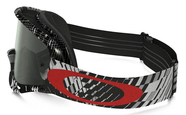 Oakley O-Frame Podium Check мотоочки, темно-серая линза