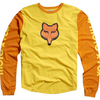 Fox Moto-X LS Knit футболка, желто-оранжевый