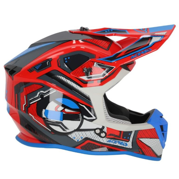 Acerbis Linear 22-06 Red/Blue шлем внедорожный
