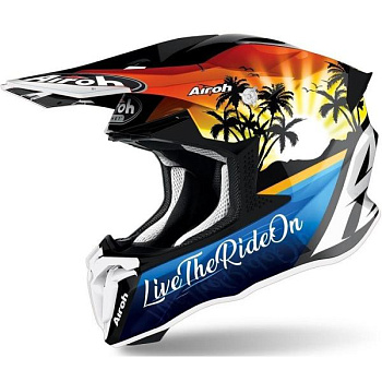 Airoh Twist 2.0 Lazyboy Gloss шлем внедорожный