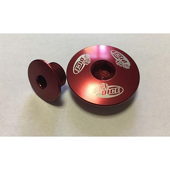 Dice комплект болтов двигателя Suzuki RMZ250 07-10, RMZ450 05-10, Kawasaki KXF450 09 oct-728, красный