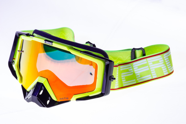 IIZERO Yellow Mirror Orange Lens мотоочки