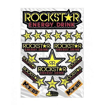 Набор наклеек А4 RockStar Набор наклеек А4 RockStar