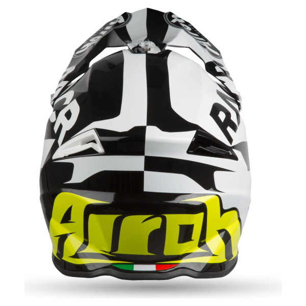 Airoh Twist Racr шлем внедорожный, черно-желтый Airoh Twist Racr шлем внедорожный, черно-желтый