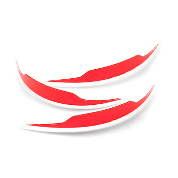 100% Forecast Replacement Mud-Flap Kit щитки от грязи, красный