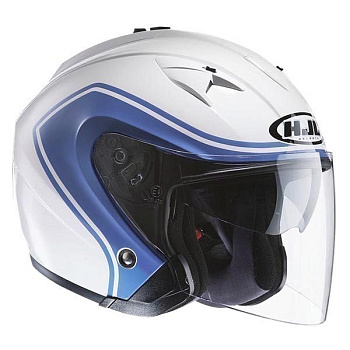 HJC IS33 Gauge MC21 шлем открытый